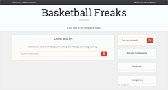Desktop Screenshot of basketballfreaks.com